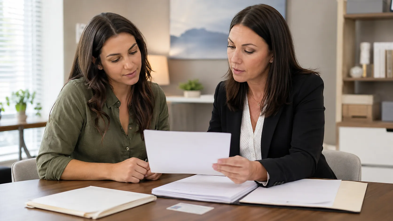 Prospective surrogate reviewing eligibility documents with an agency coordinator