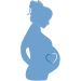 pregnant silhouette