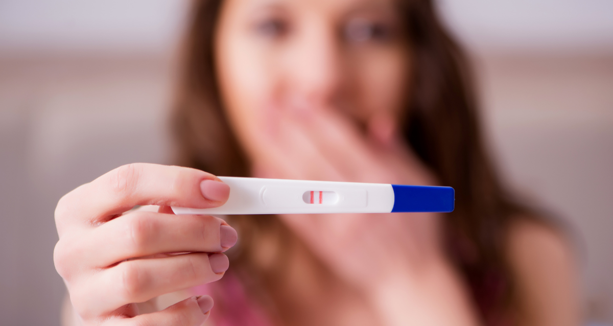 Positive pregnancy test